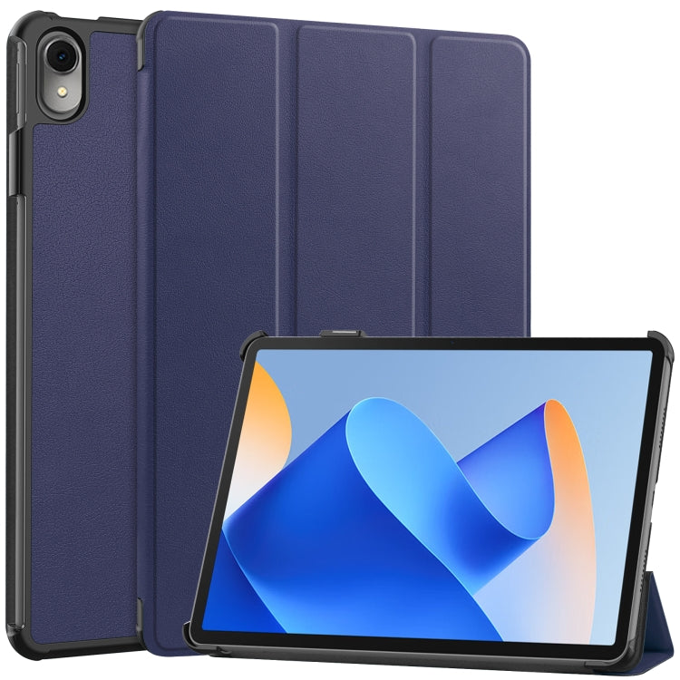 Custodia per tablet in pelle con supporto a 3 pieghe Custer Texture, For Huawei MatePad 11 2023