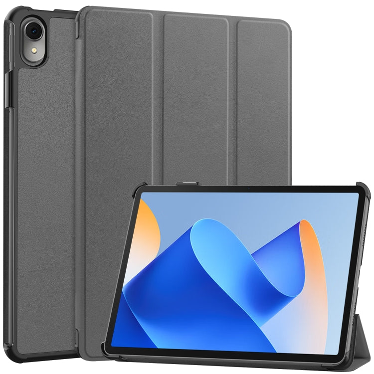 Custodia per tablet in pelle con supporto a 3 pieghe Custer Texture, For Huawei MatePad 11 2023