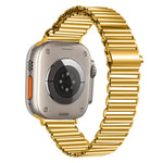 Cinturino in acciaio inossidabile con fibbia a catena, For Apple Watch Ultra 49mm / Series 8&7 45mm / SE 2&6&SE&5&4 44mm / 3&2&1 42mm, For Apple Watch Series 8&7 41mm / SE 2&6&SE&5&4 40mm / 3&2&1 38mm