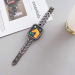 Cinturino in metallo con diamanti a triangolo, For Apple Watch Ultra 49mm / Series 8&7 45mm / SE 2&6&SE&5&4 44mm / 3&2&1 42mm, For Apple Watch Series 8&7 41mm / SE 2&6&SE&5&4 40mm / 3&2&1 38mm