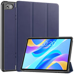 Custodia per tablet in pelle con supporto a 3 pieghe Custer Pure Color, For Teclast M40 Plus