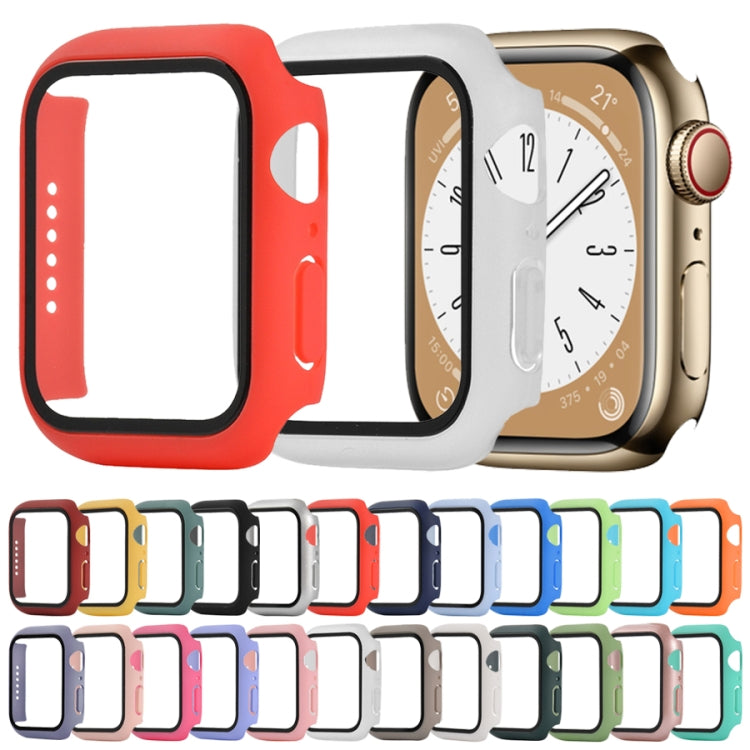 Custodia protettiva antiurto per PC + vetro temperato, For Apple Watch Series 9 / 8 / 7 41mm