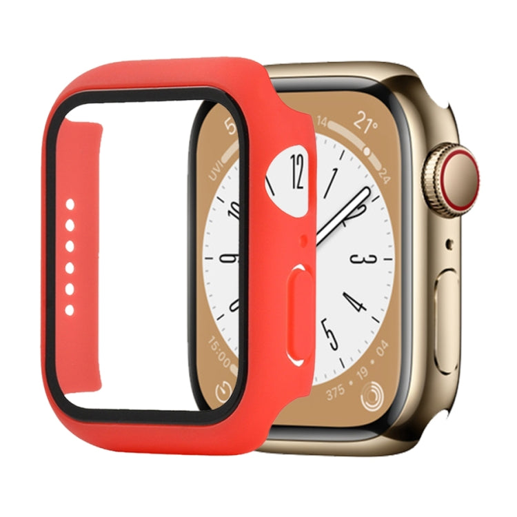 Custodia protettiva antiurto per PC + vetro temperato, For Apple Watch Series 9 / 8 / 7 45mm
