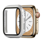Custodia protettiva antiurto per PC + vetro temperato, For Apple Watch Series 9 / 8 / 7 45mm
