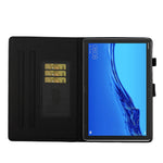 Custodia in pelle con apertura orizzontale in polvere glitterata lucida con supporto e slot per schede e funzione Sleep / Wake-up, For Huawei MediaPad M5 lite, For Lenovo Tab M10 Plus TB-X606F, For Lenovo Tab M10 TB-X605F / X505