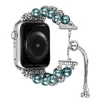 Cinturino per orologio a catena telescopica con perline a doppia fila, For Apple Watch Ultra 49mm / Series 8&7 45mm / SE 2&6&SE&5&4 44mm / 3&2&1 42mm, For Apple Watch Series 8&7 41mm / SE 2&6&SE&5&4 40mm / 3&2&1 38mm