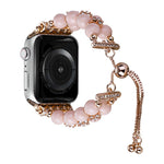 Cinturino per orologio a catena telescopica con perline a doppia fila, For Apple Watch Ultra 49mm / Series 8&7 45mm / SE 2&6&SE&5&4 44mm / 3&2&1 42mm, For Apple Watch Series 8&7 41mm / SE 2&6&SE&5&4 40mm / 3&2&1 38mm