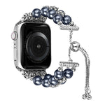Cinturino per orologio a catena telescopica con perline a doppia fila, For Apple Watch Ultra 49mm / Series 8&7 45mm / SE 2&6&SE&5&4 44mm / 3&2&1 42mm, For Apple Watch Series 8&7 41mm / SE 2&6&SE&5&4 40mm / 3&2&1 38mm