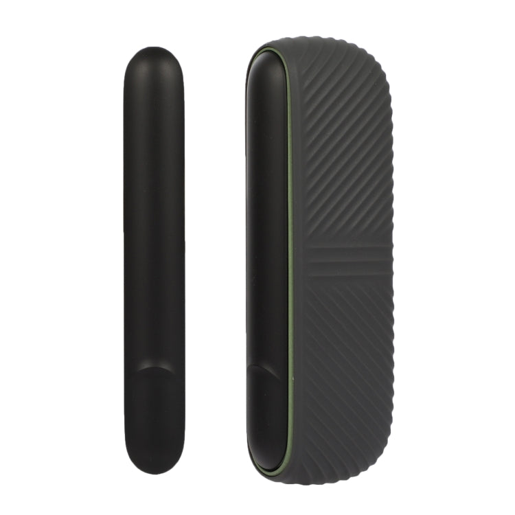Scomparto di ricarica per portasigarette elettroniche in silicone con coperchio laterale, For IQOS ILUMA