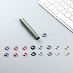 Tappo per sigaretta elettronica Rod Single Five Rings con strumento di rimozione per sostituire il tappo colorato, For IQOS ILUMA / Prime