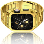 Custodia protettiva per orologio integrata in metallo, For Apple Watch Series SE 2025&6&SE&5&4 44mm, For Apple Watch Ultra 3 / 2 / 1 49mm, For Apple Watch Series 9 / 8 / 7 45mm
