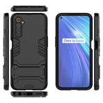 Custodia protettiva antiurto per PC + TPU con supporto invisibile, For OPPO Realme 6, For Huawei Honor Play 4T