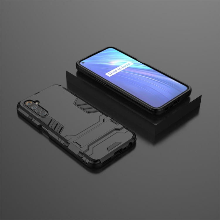 Custodia protettiva antiurto per PC + TPU con supporto invisibile, For OPPO Realme 6, For Huawei Honor Play 4T