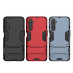 Custodia protettiva antiurto per PC + TPU con supporto invisibile, For OPPO Realme 6, For Huawei Honor Play 4T