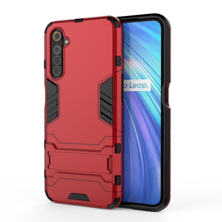 Custodia protettiva antiurto per PC + TPU con supporto invisibile, For OPPO Realme 6, For Huawei Honor Play 4T