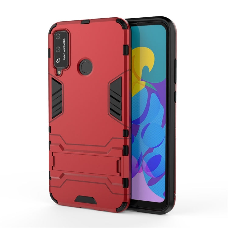 Custodia protettiva antiurto per PC + TPU con supporto invisibile, For OPPO Realme 6, For Huawei Honor Play 4T