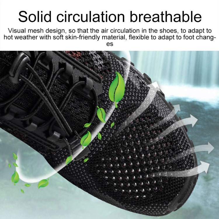 9322 Scarpe da trekking da uomo con suola spessa all'aperto per tracciare il fiume, 38, 39, 40, 41, 42, 43, 44, 45