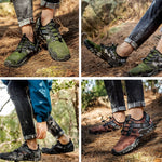 9322 Scarpe da trekking da uomo con suola spessa all'aperto per tracciare il fiume, 46