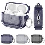 Custodia per auricolari serie in fibra di carbonio con cornice per foto, For AirPods Pro 2, For AirPods Pro, For AirPods 3, For AirPods 1 / 2