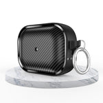 Custodia per auricolari serie in fibra di carbonio con cornice per foto, For AirPods Pro 2, For AirPods Pro, For AirPods 3, For AirPods 1 / 2