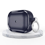 Custodia per auricolari serie in fibra di carbonio con cornice per foto, For AirPods Pro 2, For AirPods Pro, For AirPods 3, For AirPods 1 / 2