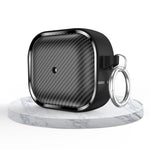Custodia per auricolari serie in fibra di carbonio con cornice per foto, For AirPods Pro 2, For AirPods Pro, For AirPods 3, For AirPods 1 / 2