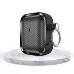 Custodia per auricolari serie in fibra di carbonio con cornice per foto, For AirPods Pro 2, For AirPods Pro, For AirPods 3, For AirPods 1 / 2