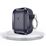 Custodia per auricolari serie in fibra di carbonio con cornice per foto, For AirPods Pro 2, For AirPods Pro, For AirPods 3, For AirPods 1 / 2