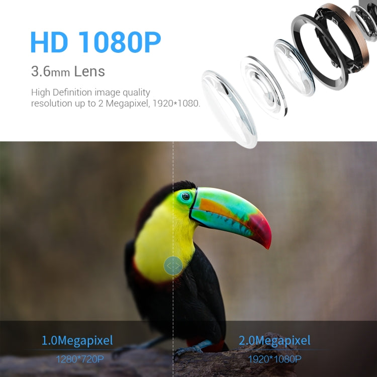 Telecamera WiFi ESCAM PT389 2MP IP66 con rilevamento PIR