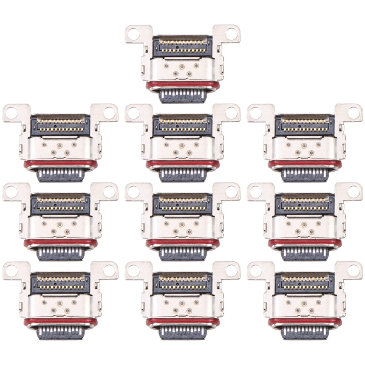 10 Charging Port Connectors, For Samsung Galaxy A04 SM-A045, For Samsung Galaxy A14 5G SM-A146, For Samsung Galaxy Z Fold4 SM-F936B, For Samsung Galaxy Z Fold3 5G SM-F926B, For Samsung Galaxy S23 Ultra 5G SM-S918B