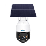 ESCAM QF724 3MP 24h Registrazione Cloud Storage PT 4G PIR Allarme Telecamera IP con pannello solare, AU Plug
