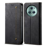 Custodia per telefono in pelle con texture denim, For Honor Magic5, For Honor Magic5 Pro, For Huawei P60/P60 Pro