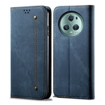 Custodia per telefono in pelle con texture denim, For Honor Magic5, For Honor Magic5 Pro, For Huawei P60/P60 Pro