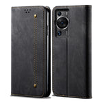 Custodia per telefono in pelle con texture denim, For Honor Magic5, For Honor Magic5 Pro, For Huawei P60/P60 Pro