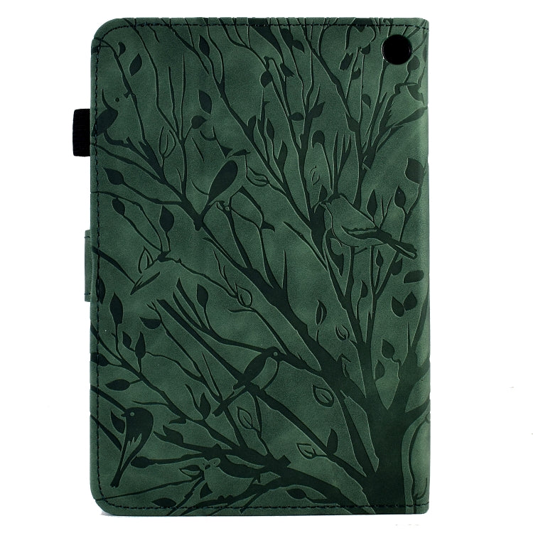 Custodia per tablet PU Fortune Tree Pressure Flower con funzione Wake-up/Sleep, For Amazon Fire HD 8 / HD 8 Plus 2020 2022, For Amazon Kindle 11th 2022, For Amazon Fire HD 10 Plus / HD 10 2021, For Amazon Fire 7 2015 2017 2019
