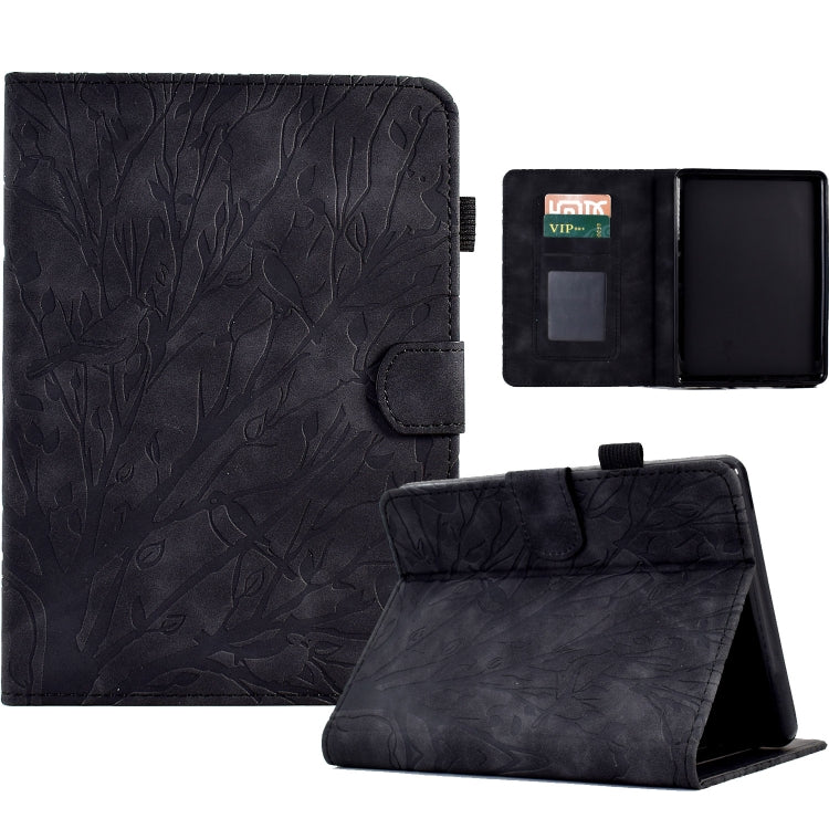 Custodia per tablet PU Fortune Tree Pressure Flower con funzione Wake-up/Sleep, For Amazon Fire HD 8 / HD 8 Plus 2020 2022, For Amazon Kindle 11th 2022, For Amazon Fire HD 10 Plus / HD 10 2021, For Amazon Fire 7 2015 2017 2019