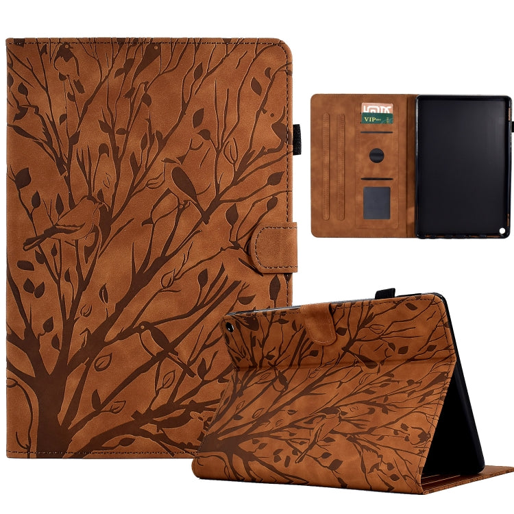 Custodia per tablet PU Fortune Tree Pressure Flower con funzione Wake-up/Sleep, For Amazon Fire HD 8 / HD 8 Plus 2020 2022, For Amazon Kindle 11th 2022, For Amazon Fire HD 10 Plus / HD 10 2021, For Amazon Fire 7 2015 2017 2019