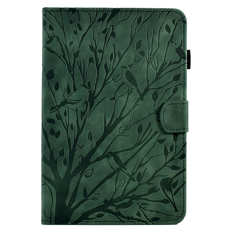 Custodia per tablet PU Fortune Tree Pressure Flower con funzione Wake-up/Sleep, For Amazon Fire 7 2022, For Amazon Kindle Paperwhite / 2 / 3 / 4, For Amazon Kindle Paperwhite 2021, For Lenovo M10 HD 2nd X306X