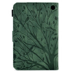 Custodia per tablet PU Fortune Tree Pressure Flower con funzione Wake-up/Sleep, For Amazon Fire 7 2022, For Amazon Kindle Paperwhite / 2 / 3 / 4, For Amazon Kindle Paperwhite 2021, For Lenovo M10 HD 2nd X306X