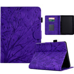 Custodia per tablet PU Fortune Tree Pressure Flower con funzione Wake-up/Sleep, For Amazon Fire 7 2022, For Amazon Kindle Paperwhite / 2 / 3 / 4, For Amazon Kindle Paperwhite 2021, For Lenovo M10 HD 2nd X306X