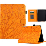 Custodia per tablet PU Fortune Tree Pressure Flower con funzione Wake-up/Sleep, For Amazon Fire 7 2022, For Amazon Kindle Paperwhite / 2 / 3 / 4, For Amazon Kindle Paperwhite 2021, For Lenovo M10 HD 2nd X306X