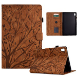Custodia per tablet PU Fortune Tree Pressure Flower con funzione Wake-up/Sleep, For Amazon Fire 7 2022, For Amazon Kindle Paperwhite / 2 / 3 / 4, For Amazon Kindle Paperwhite 2021, For Lenovo M10 HD 2nd X306X