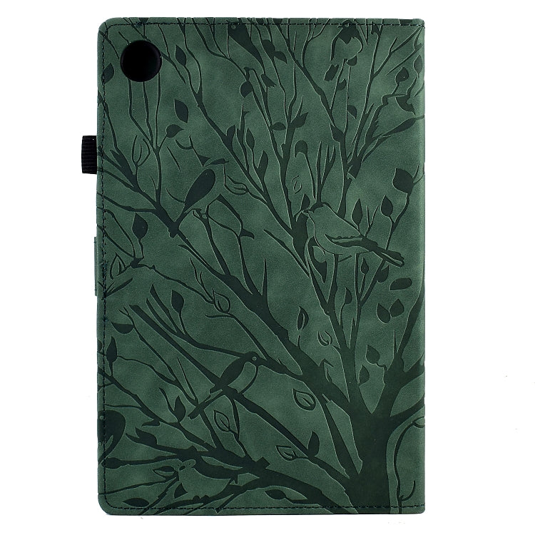 Custodia per tablet PU Fortune Tree Pressure Flower con funzione Wake-up/Sleep, For Huawei MatePad SE, For Huawei Enjoy Tablet 2 / MatePad T 10, For iPad mini 2021 / mini 6, For iPad mini 1 / 2 / 3 / 4 / 5