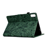 Custodia per tablet PU Fortune Tree Pressure Flower con funzione Wake-up/Sleep, For Lenovo Tab M9, For Lenovo Tab M10 Gen 3, For Lenovo M10 Plus, For Lenovo Tab M10 Plus 3rd Gen