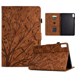 Custodia per tablet PU Fortune Tree Pressure Flower con funzione Wake-up/Sleep, For Lenovo Tab M9, For Lenovo Tab M10 Gen 3, For Lenovo M10 Plus, For Lenovo Tab M10 Plus 3rd Gen