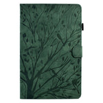 Custodia per tablet PU Fortune Tree Pressure Flower con funzione Wake-up/Sleep, For Lenovo Tab P11 Gen 2, For Lenovo Tab P11 J606F, For Lenovo Tab P11 Pro Gen 2, For Samsung Galaxy Tab A8 10.5 2021