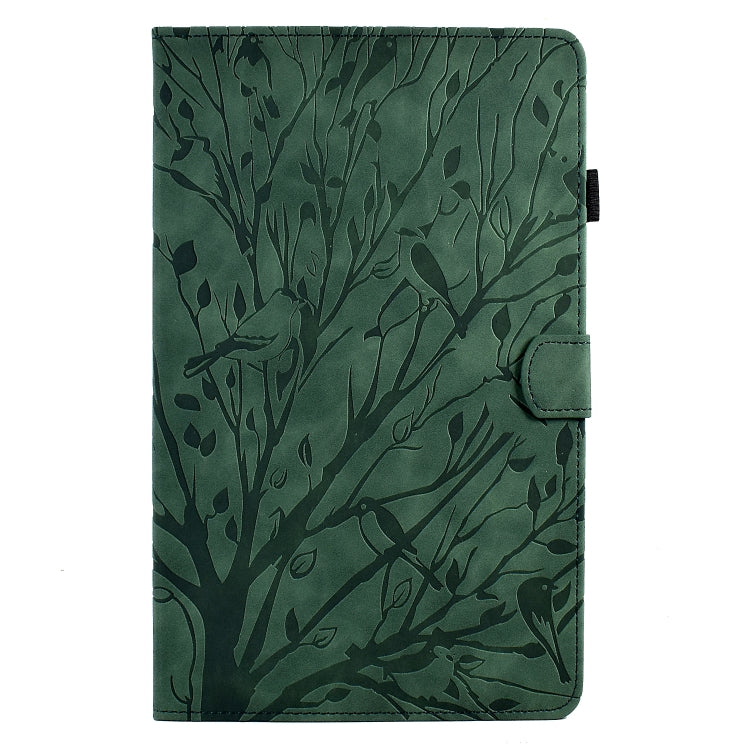Custodia per tablet PU Fortune Tree Pressure Flower con funzione Wake-up/Sleep, For Samsung Galaxy Tab A 10.1 2016