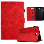 Custodia per tablet PU Fortune Tree Pressure Flower con funzione Wake-up/Sleep, For Samsung Galaxy Tab A 10.1 2016