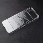 Custodia per telefono PC lucida trasparente, For Samsung Galaxy Z Flip4 5G, For Samsung Galaxy Z Flip3 5G, OPPO Find N2 Flip, OPPO Find N2