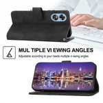 Dierfeng Dream Line TPU + Custodia per telefono in pelle PU, For OPPO Reno8 T 4G Global, For Xiaomi Redmi 12C/11A, For Xiaomi Redmi K60/K60 Pro, For Samsung Galaxy M14 5G Global